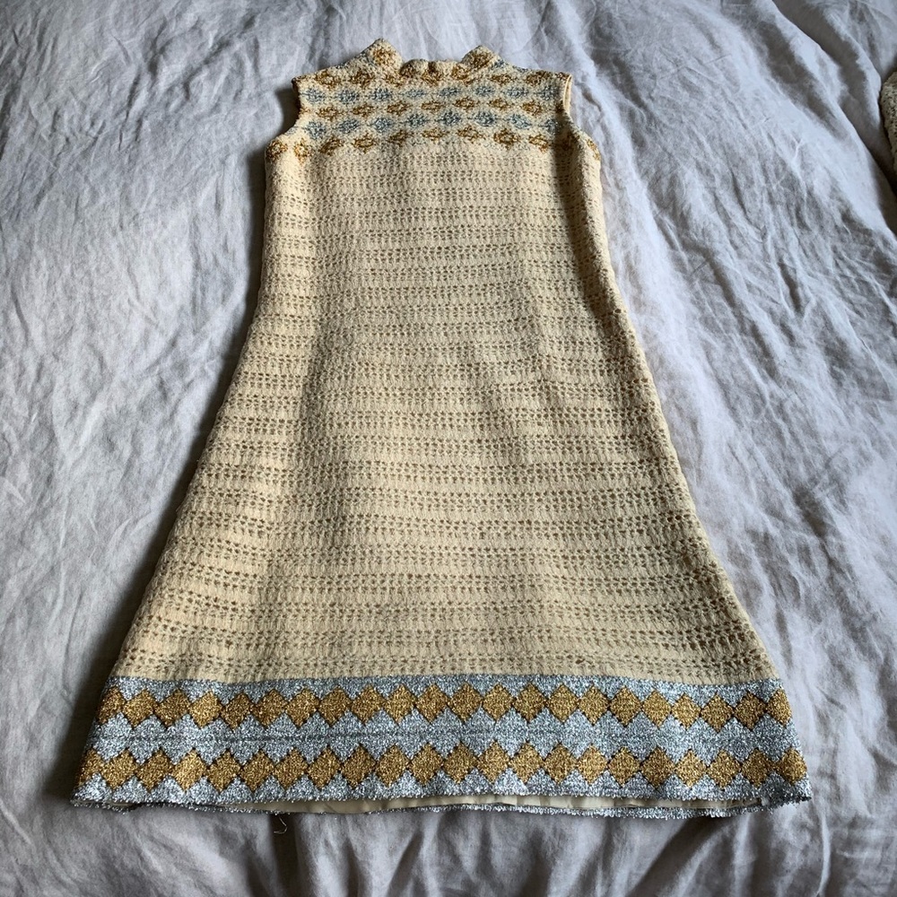 Beautiful Vintage Dress + Jacket Sz S - Picture 3 of 8
